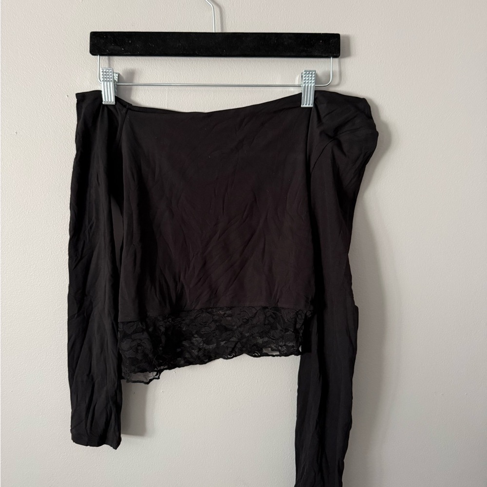NWT Lace Asymmetrical Top